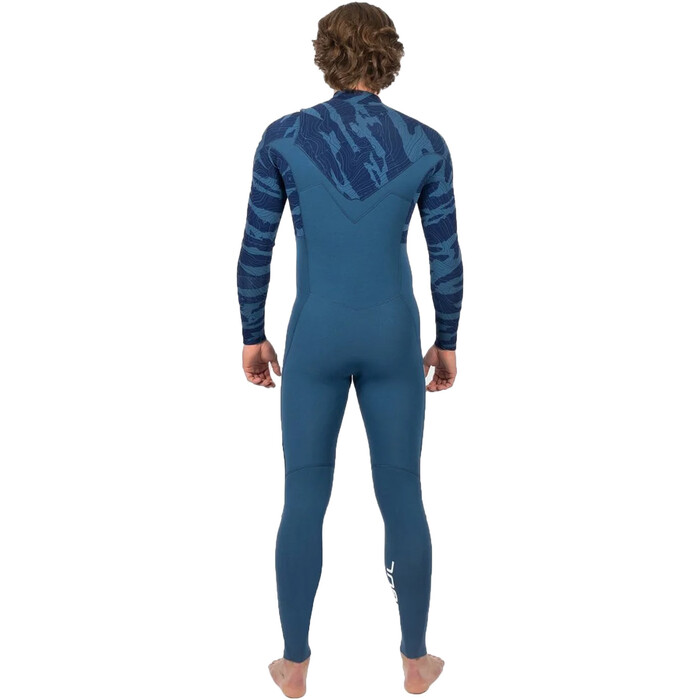 2024 Gul Response FX 3/2mm Chest Zip Wetsuit RE1240-C1 - Navy / Contourcamo